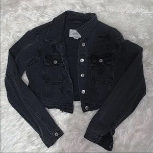 Forever 21 Black Jean Jacket